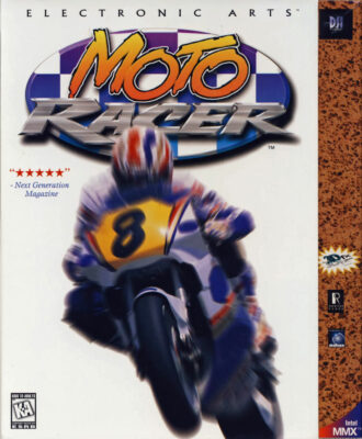 Moto Racer DOS Game Cover